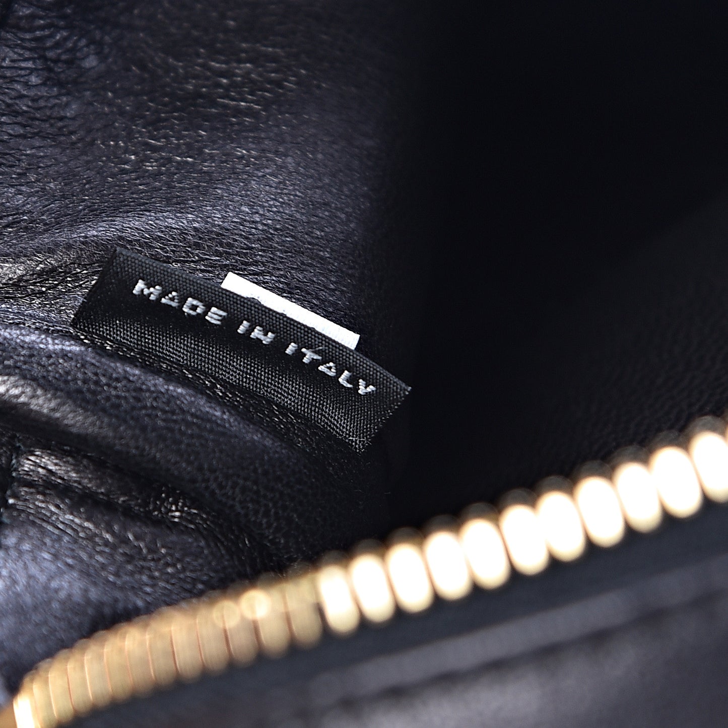 Nappa Fiocco Bow Crossbody Clutch Black Fuoco