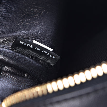 Prada Nappa Fiocco Bow Crossbody Clutch Black Fuoco 6 of 11