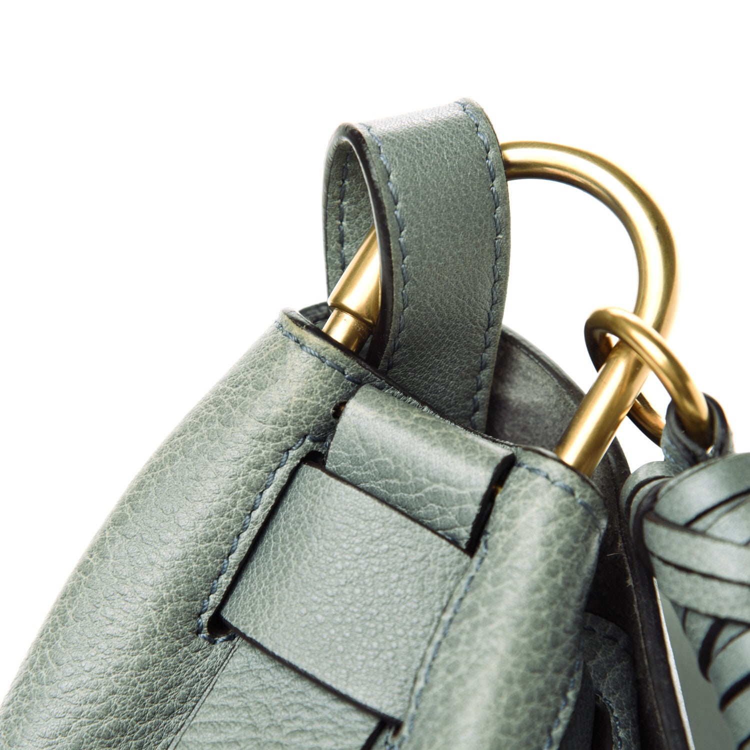 Chloe Calfskin Small Owen Flap Bag Cloudy Blue 14 of 22