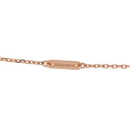 Van Cleef & Arpels 18K Rose Gold Diamond Mini Frivole Pendant Pave Necklace 5 of 5