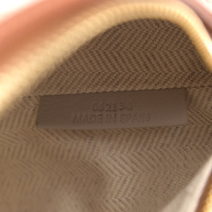 Loewe Jacquard Anagram Calfskin Small Cubi Bag Ecru Tan 7 of 10