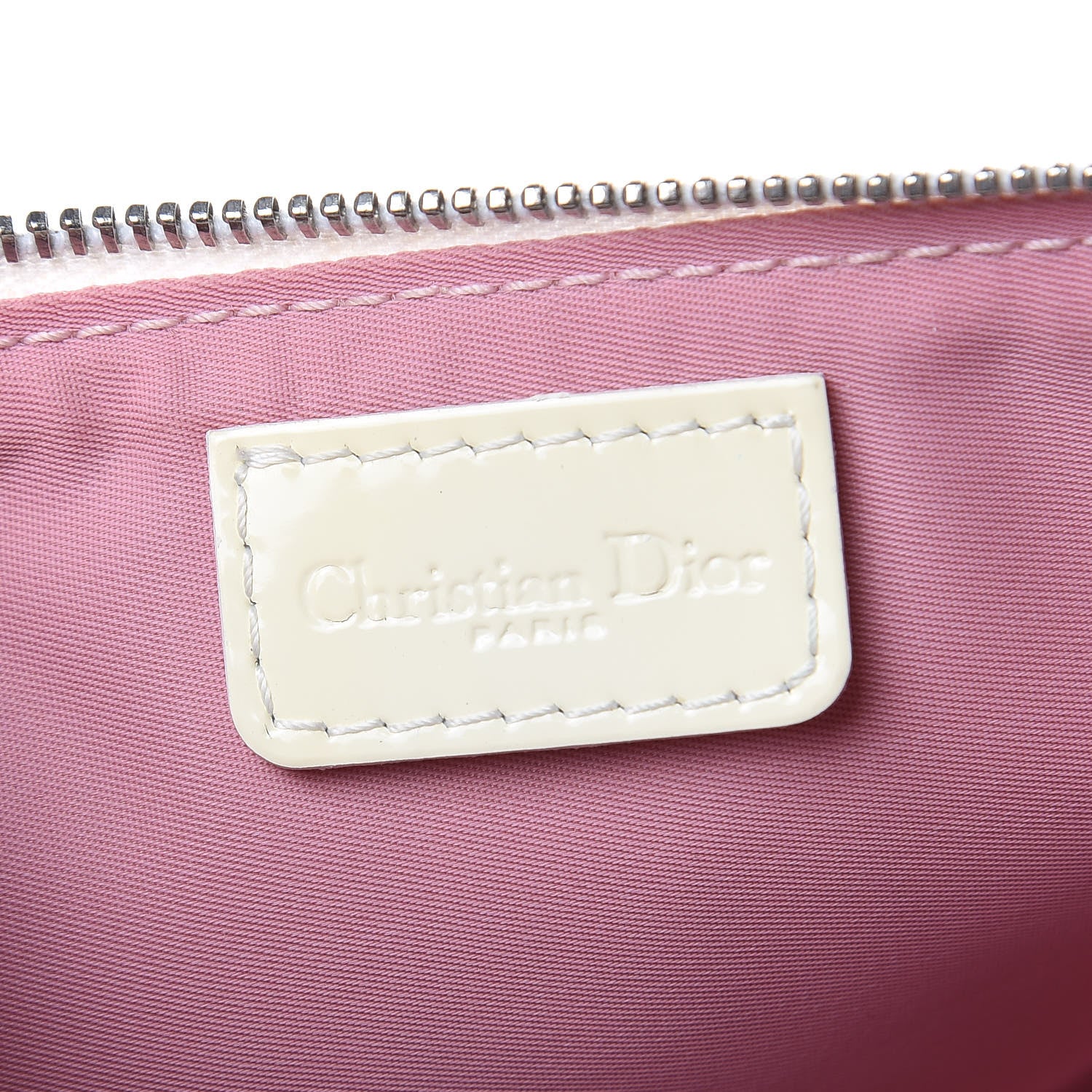 Christian Dior Monogram Mini Saddle Pochette Pink 6 of 15