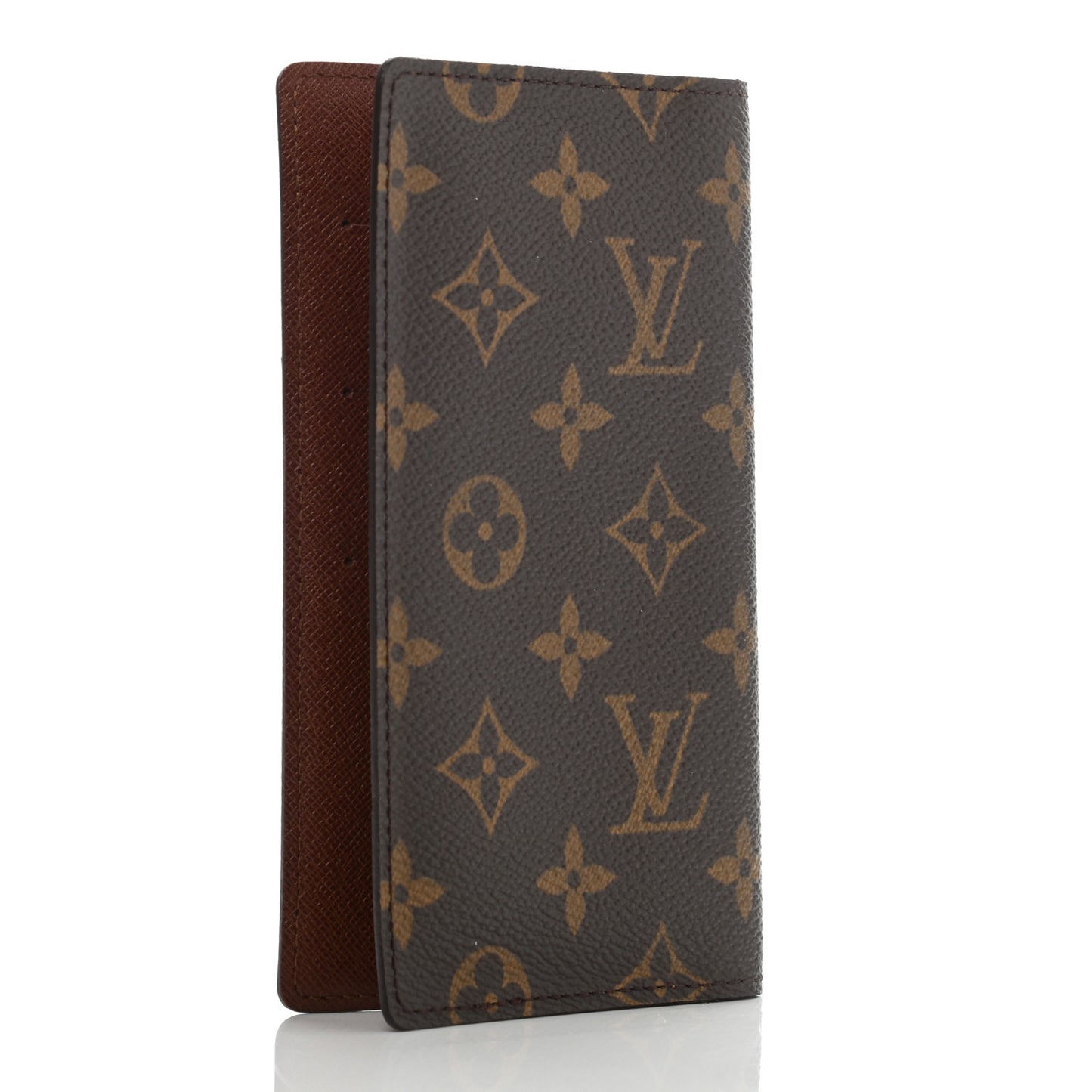 Monogram Checkbook Holder Case Wallet