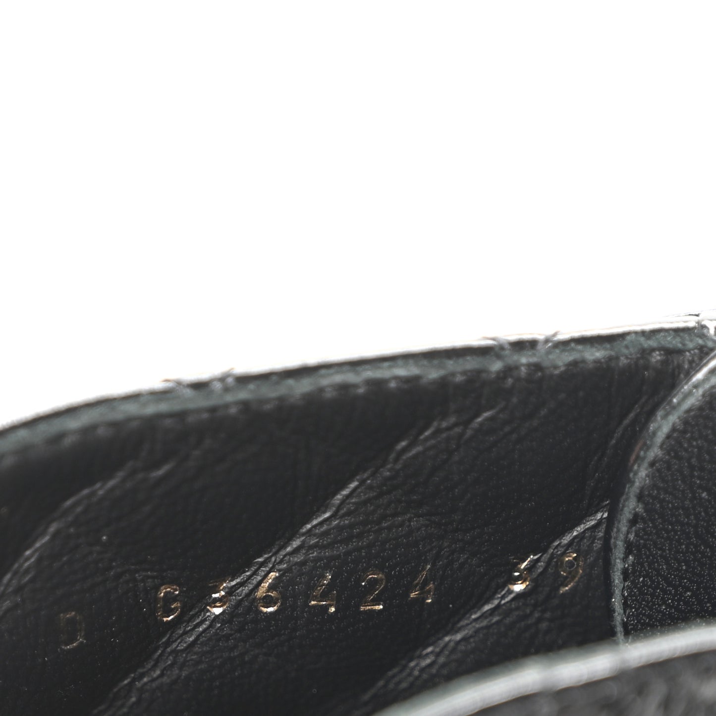 Shiny Calfskin Quilted Lace Up Combat Boots 39 Black