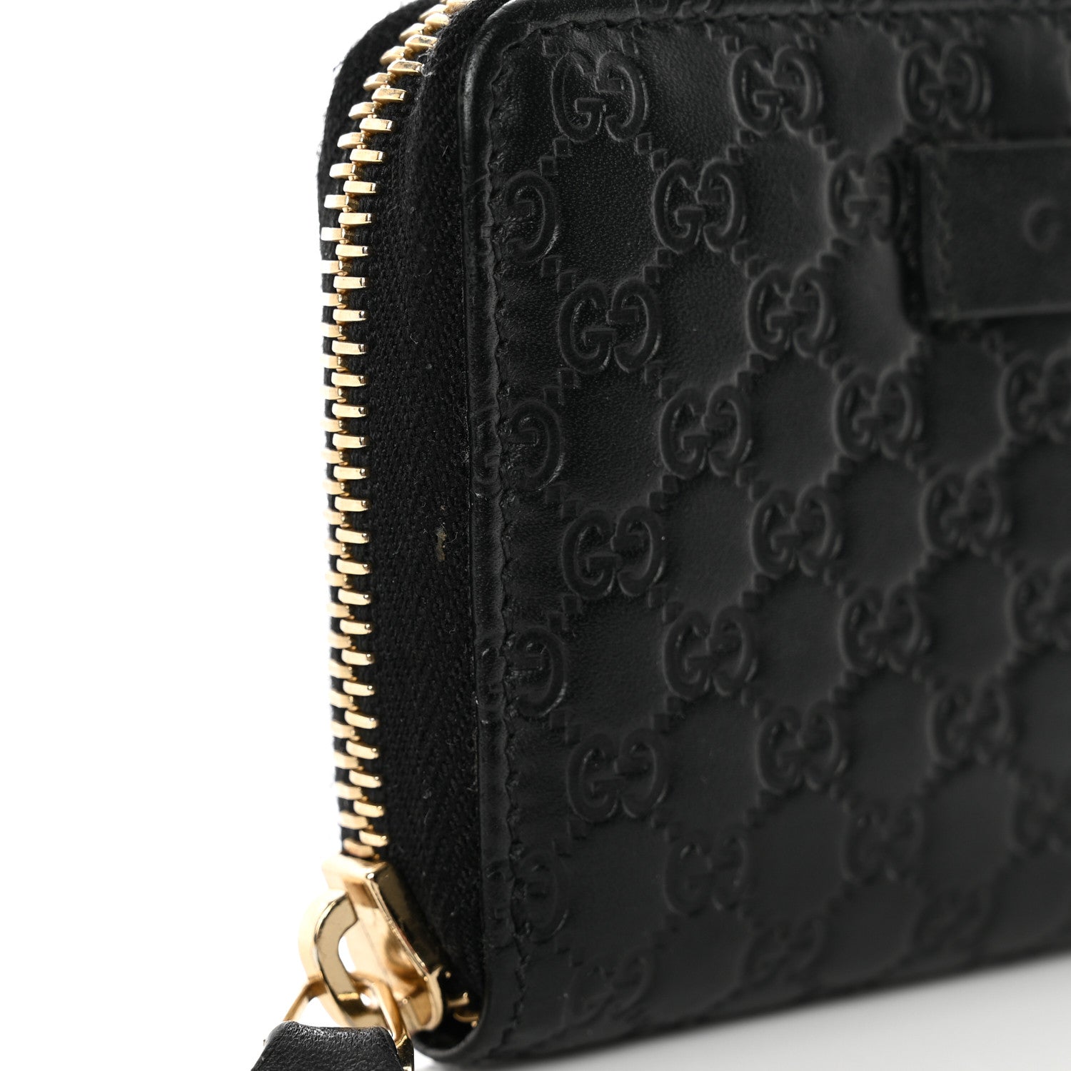 Gucci Microguccissima Zip Around Card Case Black 7 of 8