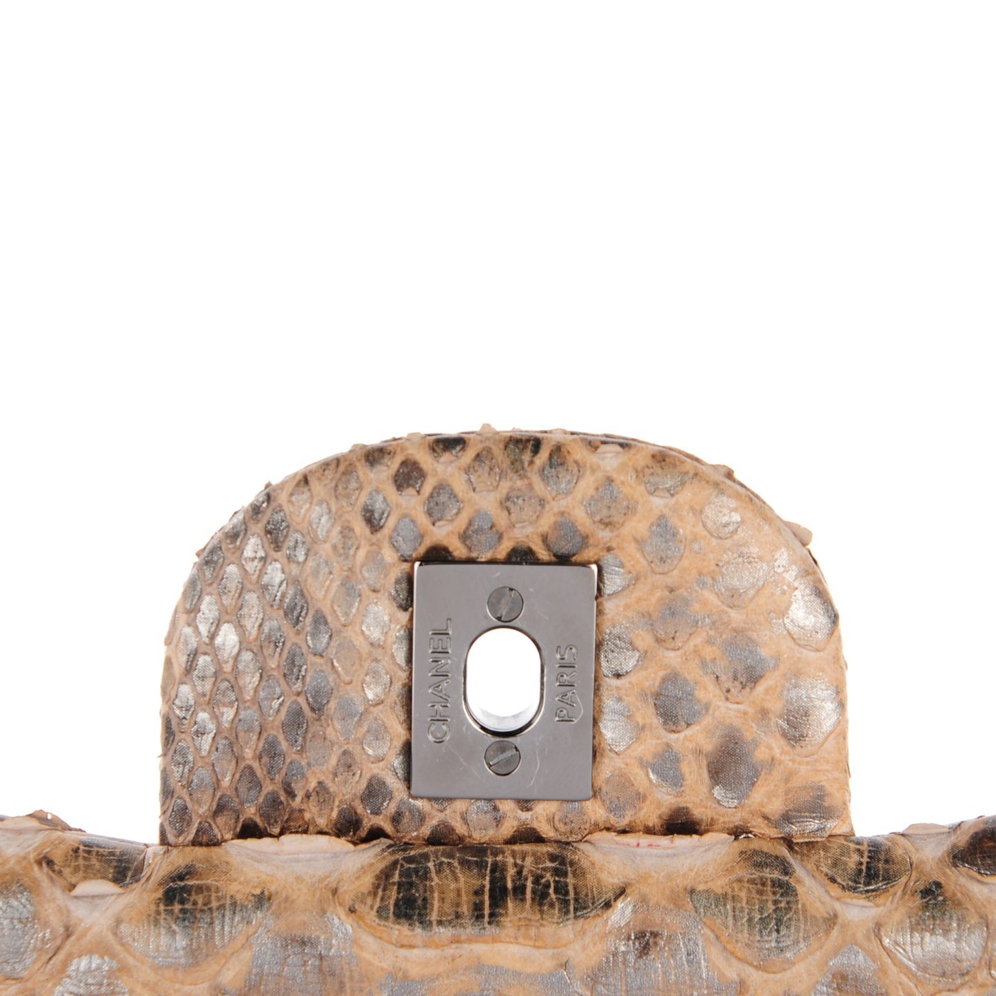 Python Jumbo Double Flap Brown