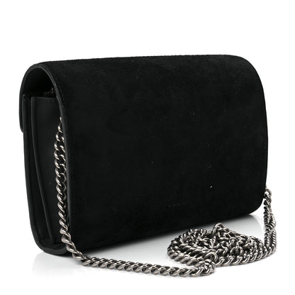 Gucci Suede Mini Dionysus Chain Wallet Black 3 of 12
