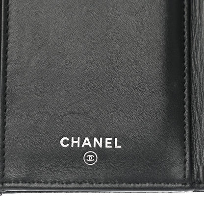 Chanel Caviar Quilted Flap Phone Holder Wallet Black 6 of 9