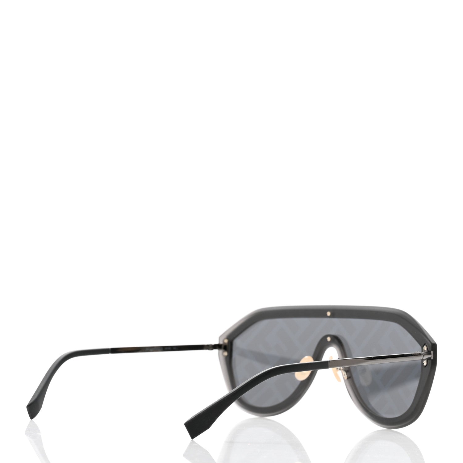 Fendi FF Fabulous Shield Sunglasses FF M0039/G/S Black 4 of 10