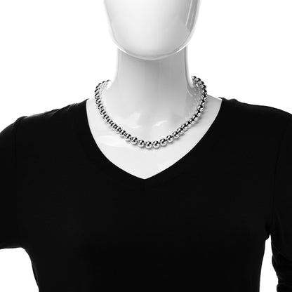 Tiffany Sterling Silver 10mm HardWear Ball Necklace 2 of 6