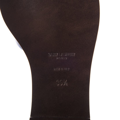 Saint Laurent Calfskin Nu Pied 05 Slide Sandal 39.5 Blue Majorelle 7 of 9