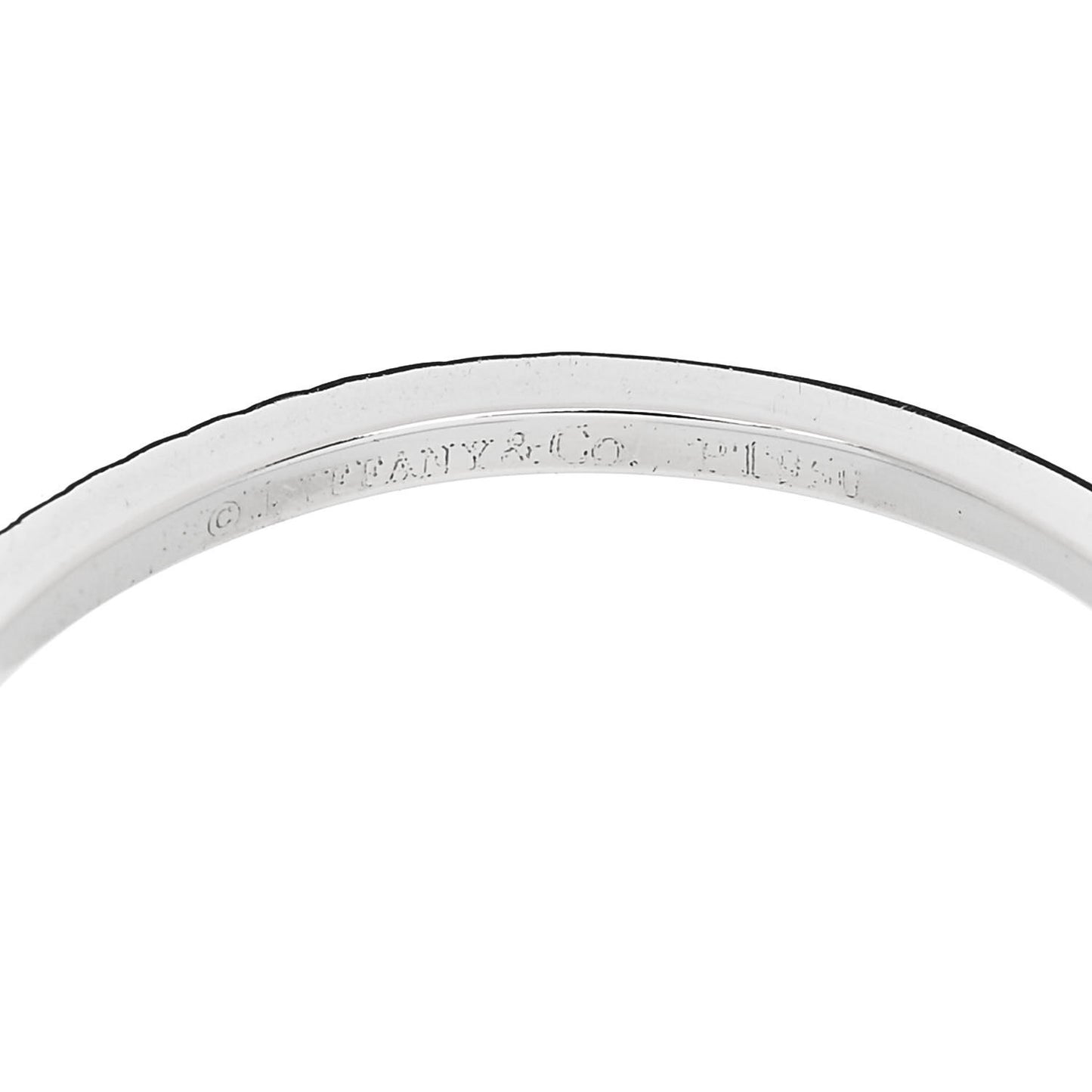 Platinum Diamond Lucida Half Circle Ring 57 8