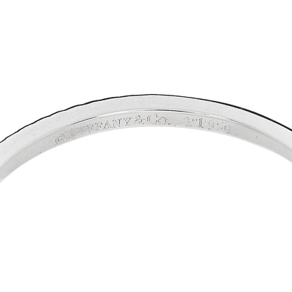Tiffany Platinum Diamond Lucida Half Circle Ring 57 8 4 of 4