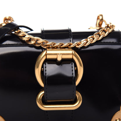 Prada Spazzolato Micro Cahier Bag Black 9 of 9