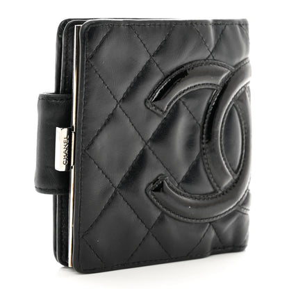 Chanel Calfskin Quilted Cambon Bi-Fold Wallet Black 3 of 12