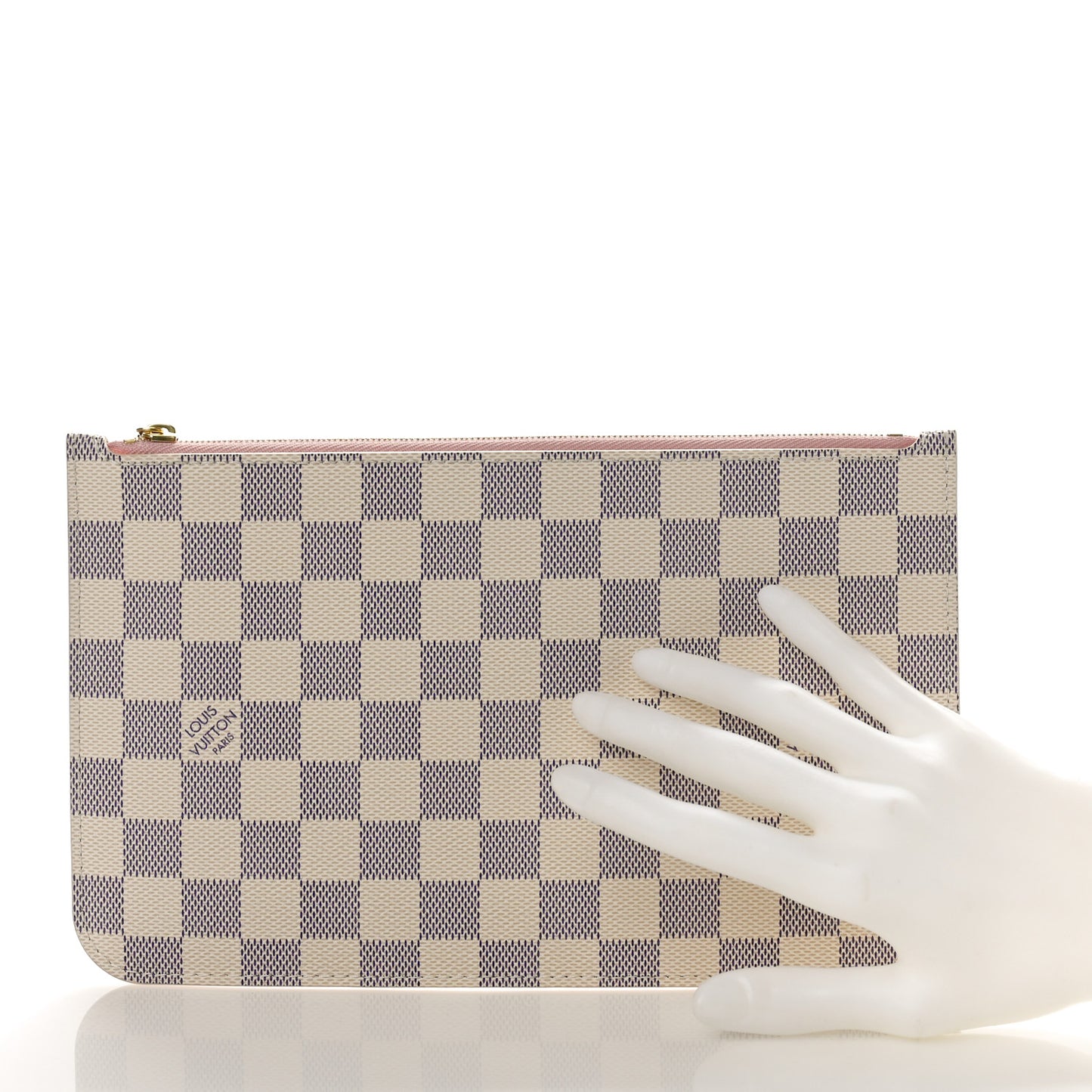 Damier Azur Neverfull MM GM Pochette Rose Ballerine
