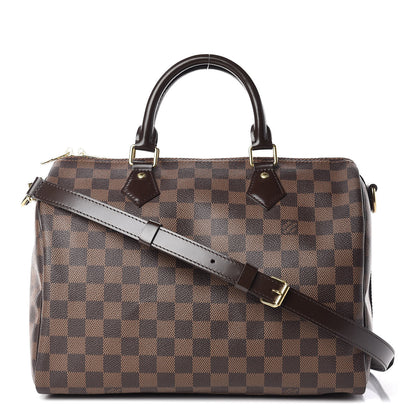 Louis Vuitton Damier Ebene Speedy Bandouliere 30 1 of 11