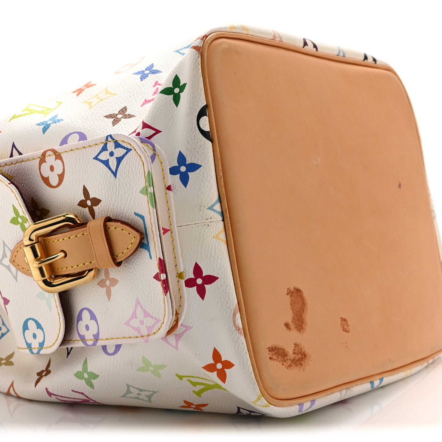 Monogram Multicolor Petit Noe White