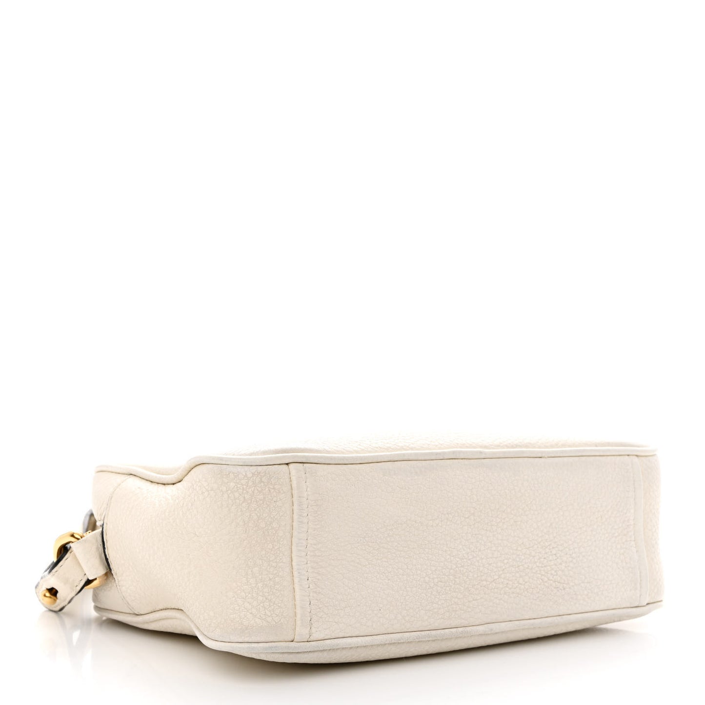 Vitello Daino Camera Crossbody Bianco