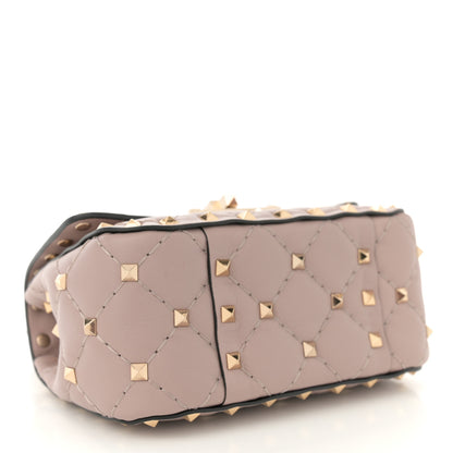 Valentino Garavani Nappa Micro Rockstud Spike Shoulder Bag Poudre 4 of 11