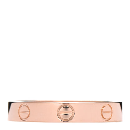 Cartier 18K Pink Gold 3.5mm LOVE Wedding Band Ring 57 8 1 of 4