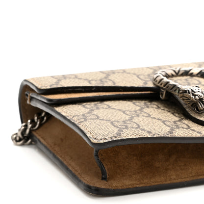 Gucci GG Supreme Monogram Super Mini Dionysus Shoulder Bag Taupe 8 of 10