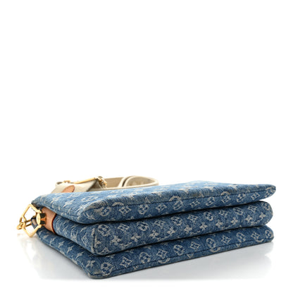 Louis Vuitton Monogram Denim Coussin PM Blue 4 of 10