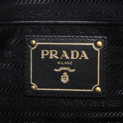 Prada Soft Calf Zipper Tote Nero Black 7 of 8