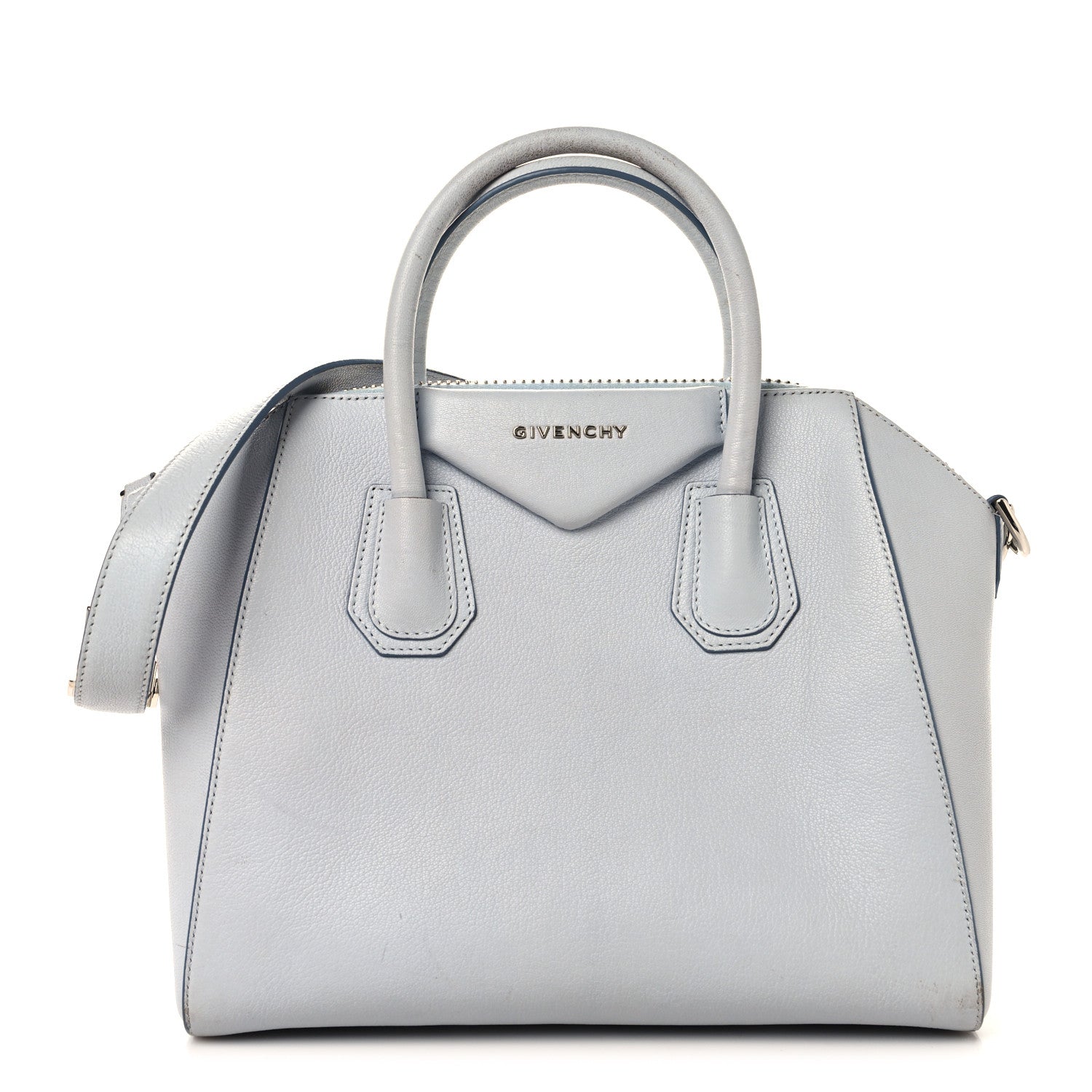 Givenchy Sugar Goatskin Small Antigona Pale Blue 1 of 13