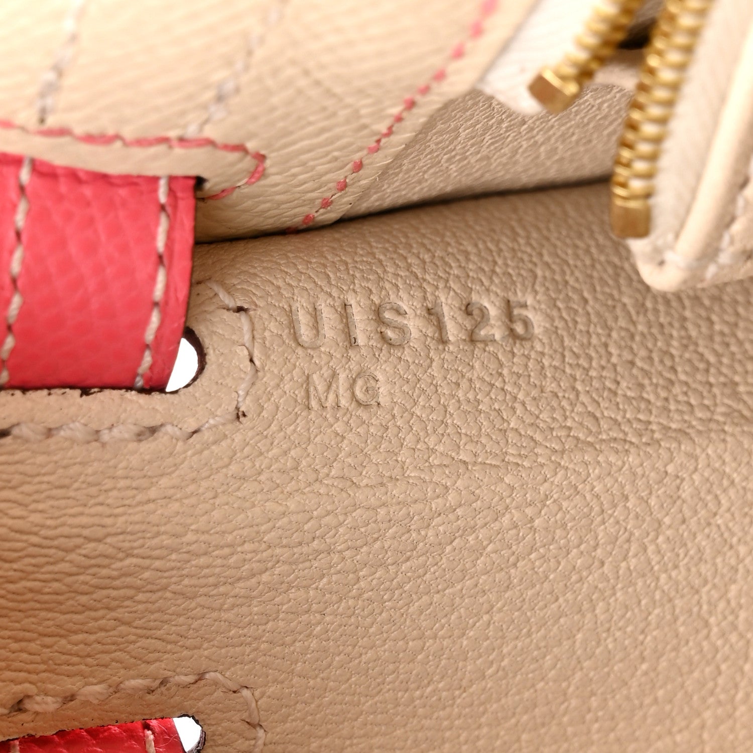 Hermes Epsom Bi-Color Horseshoe Kelly Sellier 25 Craie Rose Azalee 6 of 10