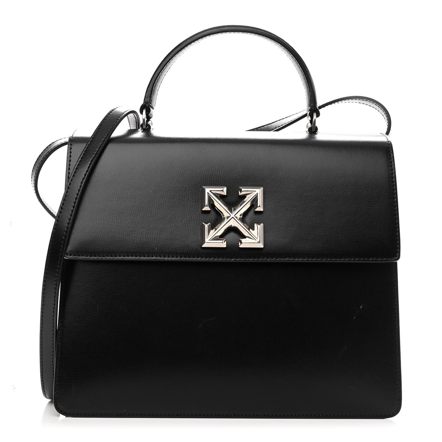 Off-White Calfskin 2.8 Jitney Bag Black 1 of 11