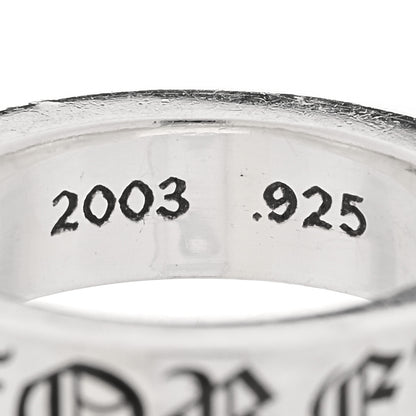 Chrome Hearts Sterling Silver Cross CH Forever Spacer Ring 54 7 4 of 4