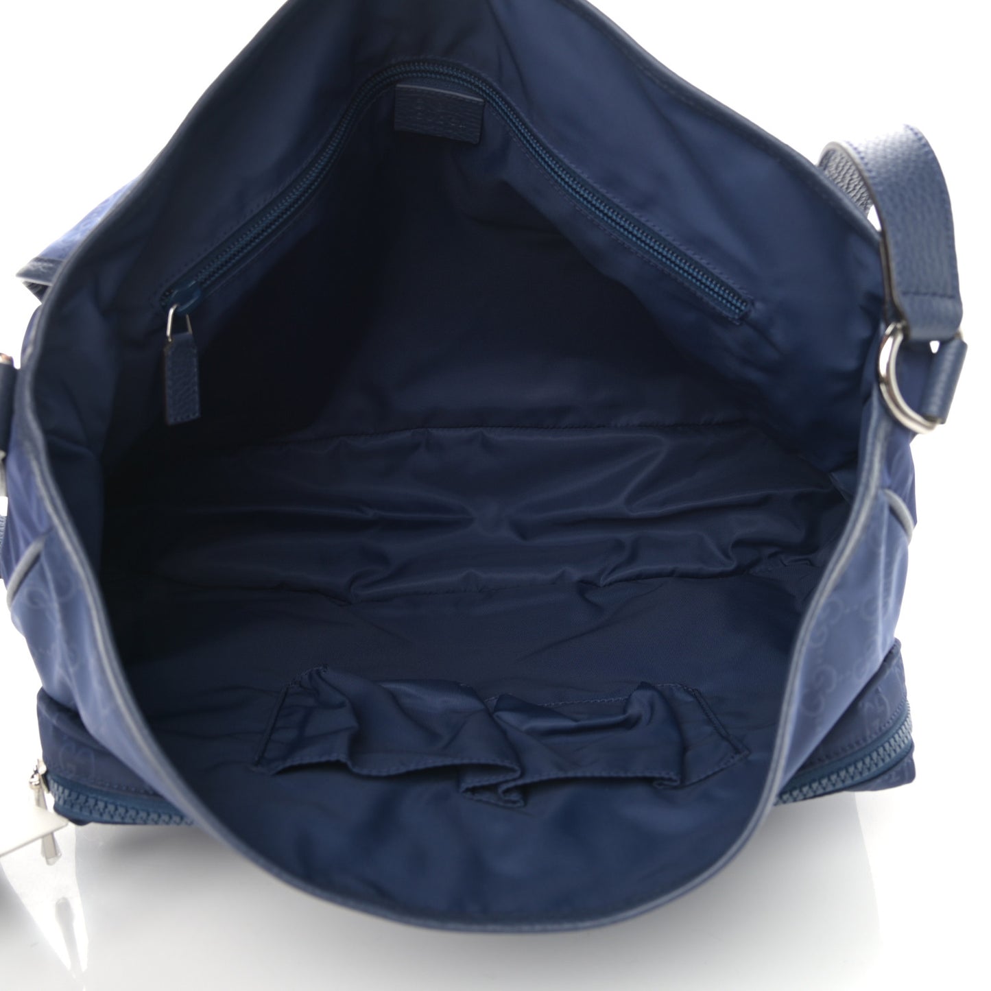 Nylon Monogram Double Buckle Flap Messenger Bag Tide