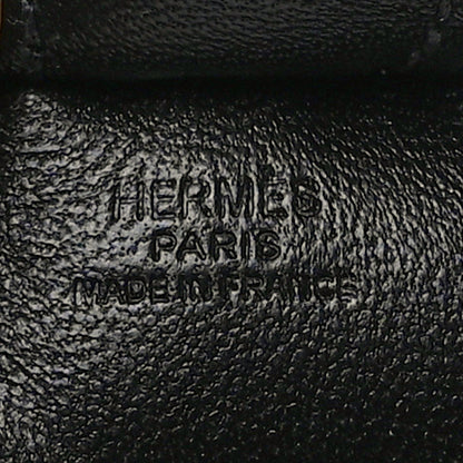 Hermes Milo Lambskin Grigri Rodeo Horse Bag Charm PM So Black 3 of 5