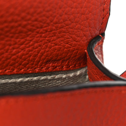 Chloe Calfskin Nano Marcie Saddle Bag Red Ochre 6 of 8