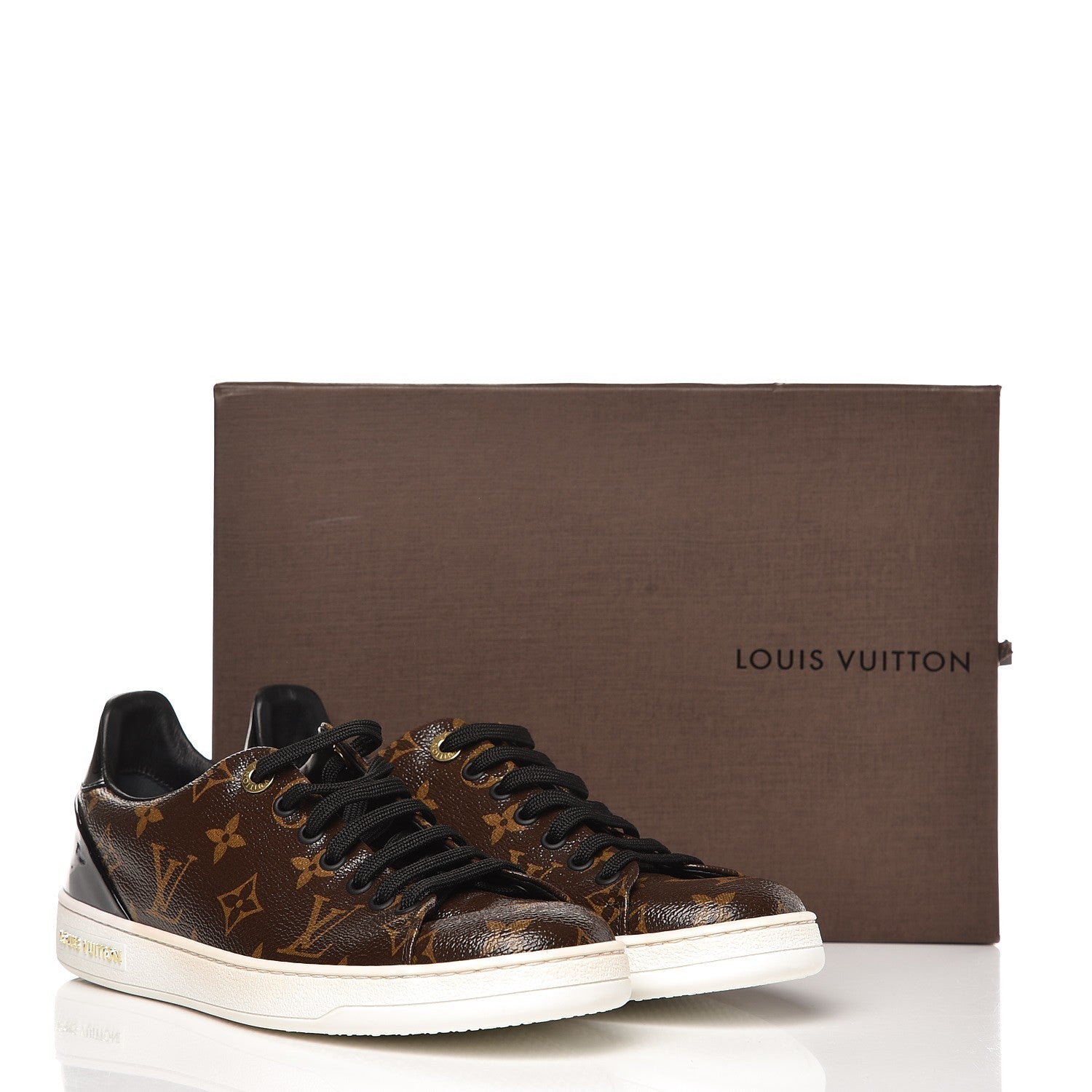 Louis Vuitton Patent Monogram Frontrow Sneakers 39 10 of 10