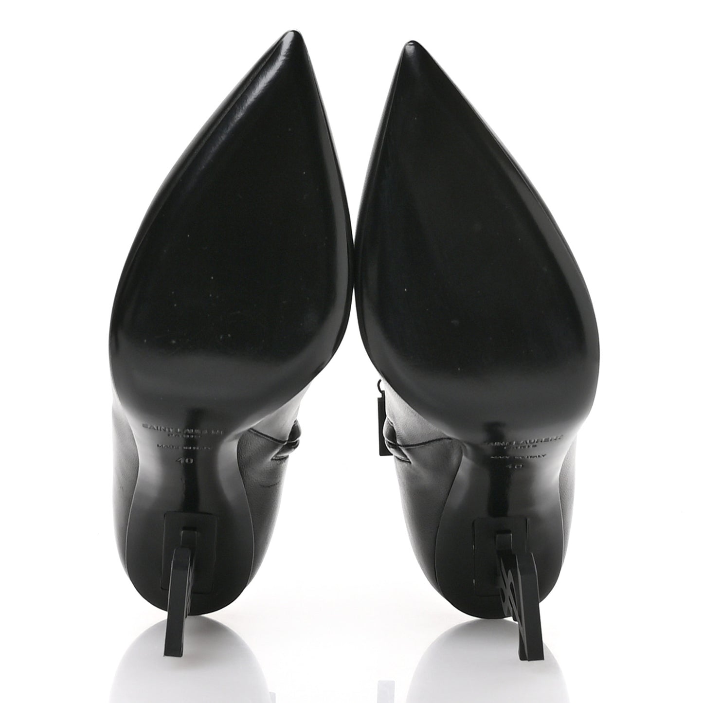 Calfskin Opyum Ankle Boots 40 Black