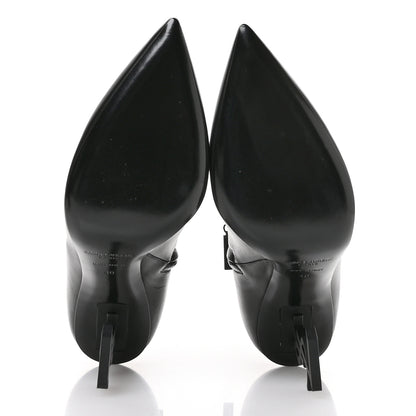 Saint Laurent Calfskin Opyum Ankle Boots 40 Black 6 of 9