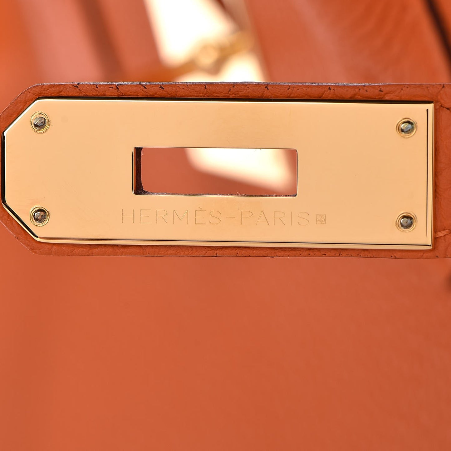 Togo Birkin 35 Orange