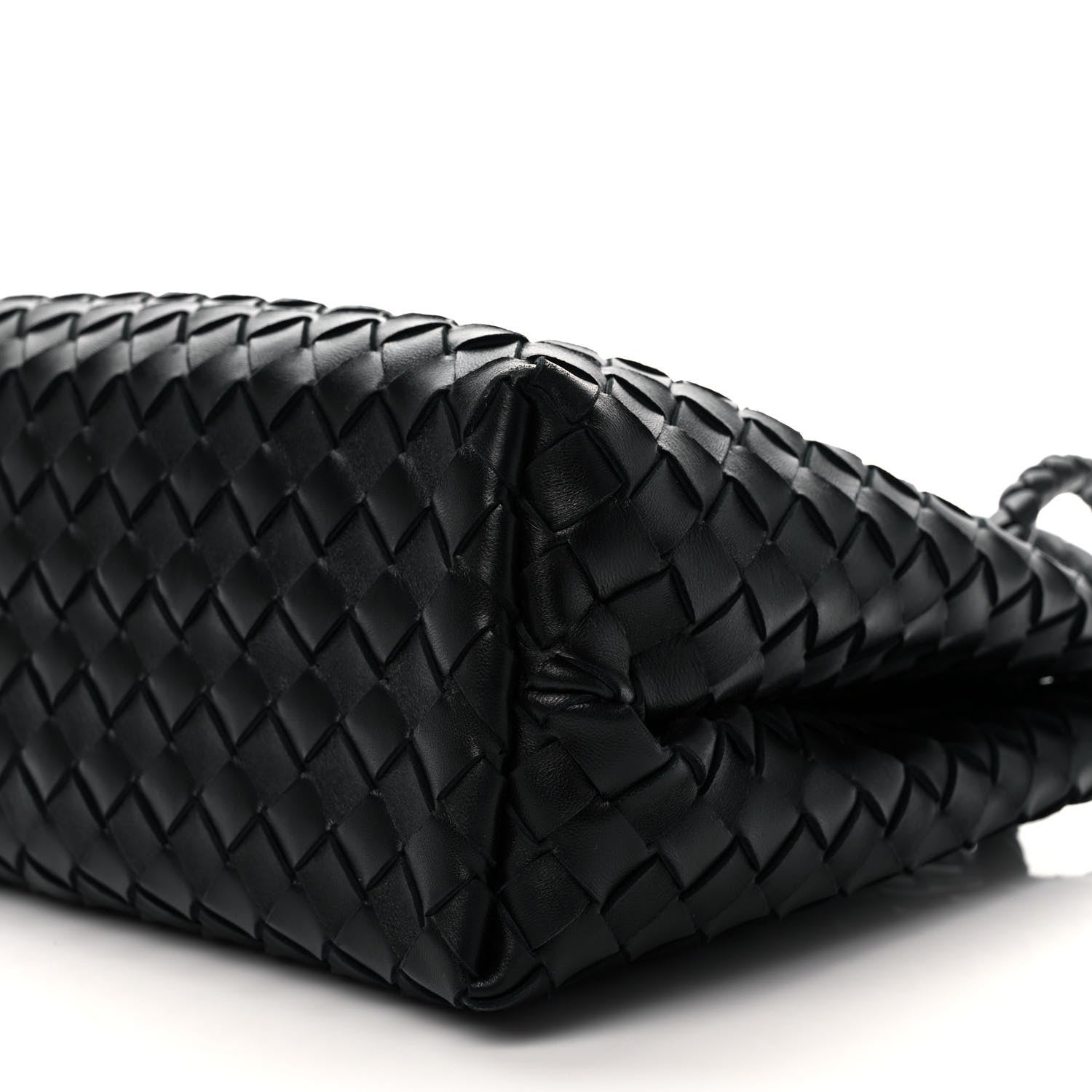 Bottega Veneta Nappa Intrecciato Medium Andiamo Shoulder Bag Black 8 of 8