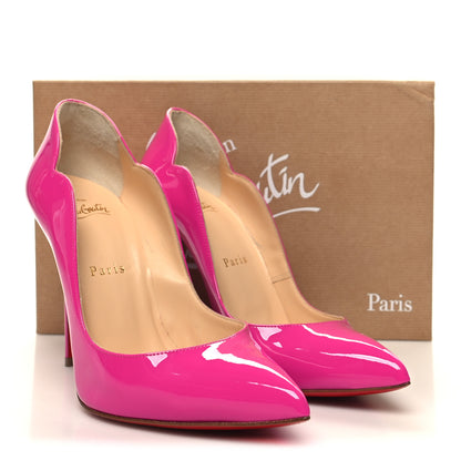 Christian Louboutin Patent Hot Chick 100 Pumps 37.5 Diva 8 of 8