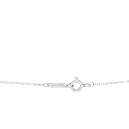 Tiffany 18K White Gold Diamond Atlas Key Pendant Necklace 4 of 4