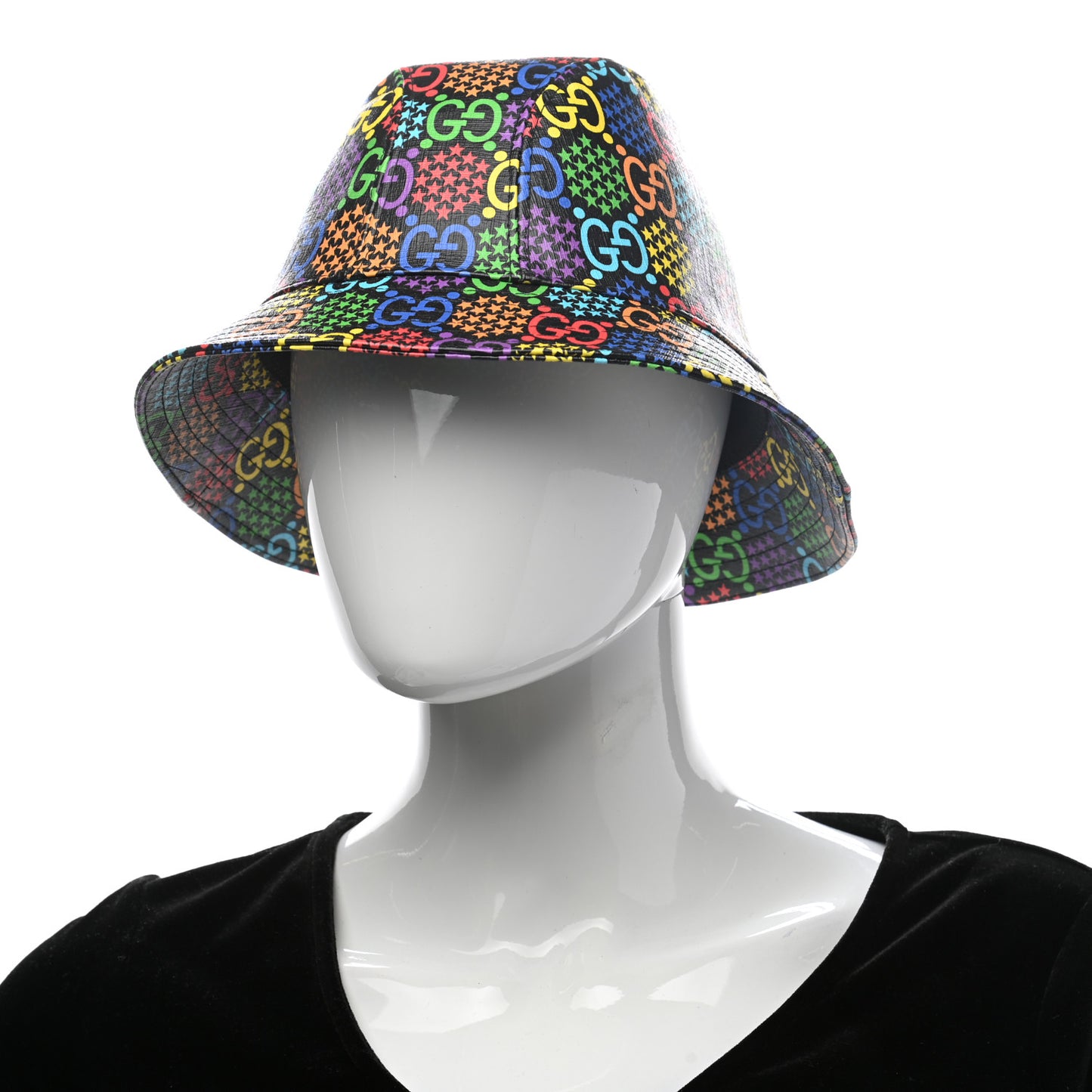 GG Supreme Monogram Psychedelic Fedora Hat S Multicolor