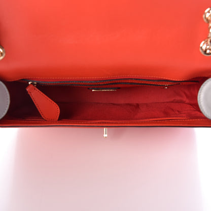 Christian Louboutin Soft Calfskin Small Sweety Charity Shoulder Bag Flame 5 of 9