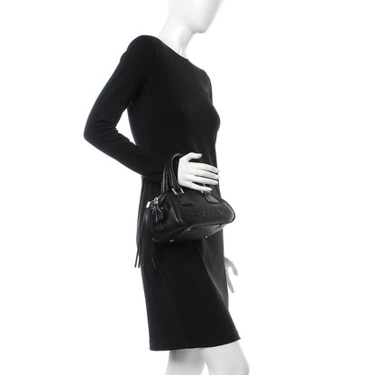 Chanel Calfskin Small Tassel Satchel Black 2 of 7