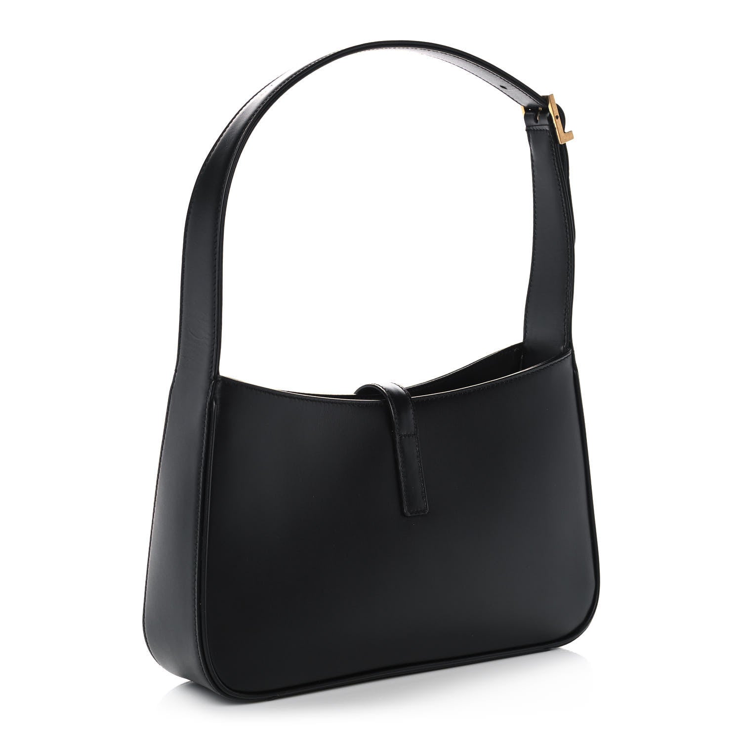 Saint Laurent Smooth Calfskin Le 5 A 7 Hobo Black 3 of 10