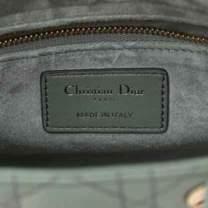 Christian Dior Lambskin Cannage Gradient Small My ABCDior Lady Dior Grey 6 of 12