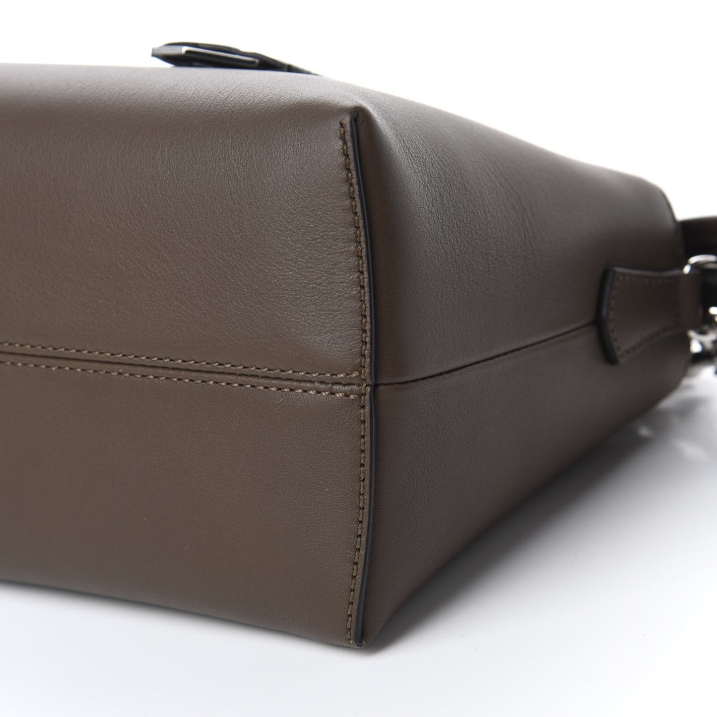 Vitello Dolce Bi-Color FF 1974 Embossed Medium By The Way Boston Bag Maya Black