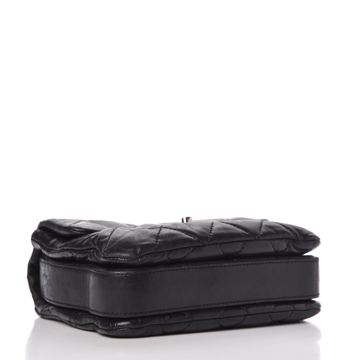 Chanel Lambskin Quilted Mini Chanel 3 Flap Black 4 of 10