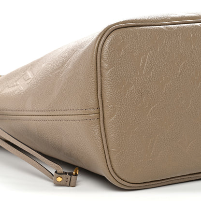 Louis Vuitton Empreinte Monogram Giant Neverfull MM Tourterelle 8 of 9